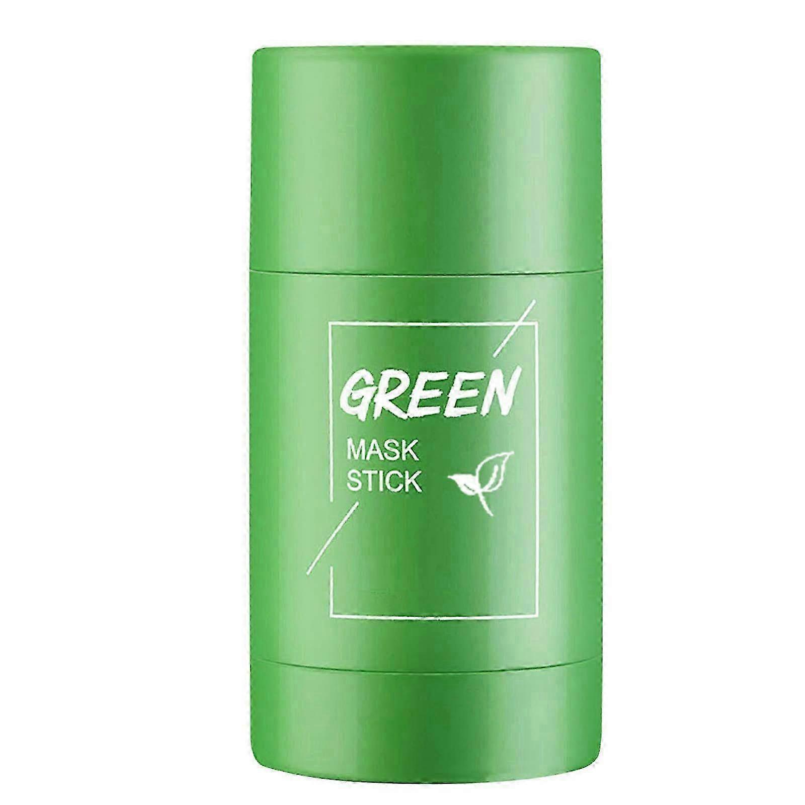 Green Tea Mask Stick for Poreless Cleansing & Blackhead Removal - Facial Mask with Green Tea Extract for Oil Control & Moisturizing (40g)
