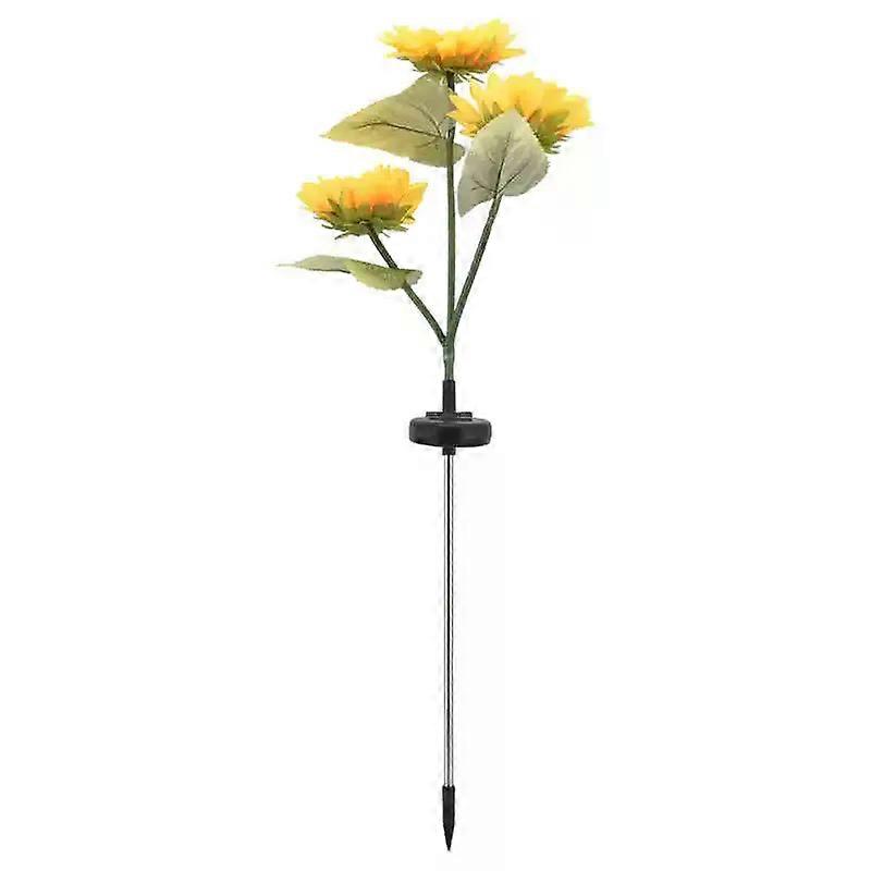 Solar Sunflower Light Automatic Energy Saving IP65 Waterproof LED Charging Switch Induction Control Decorative Light