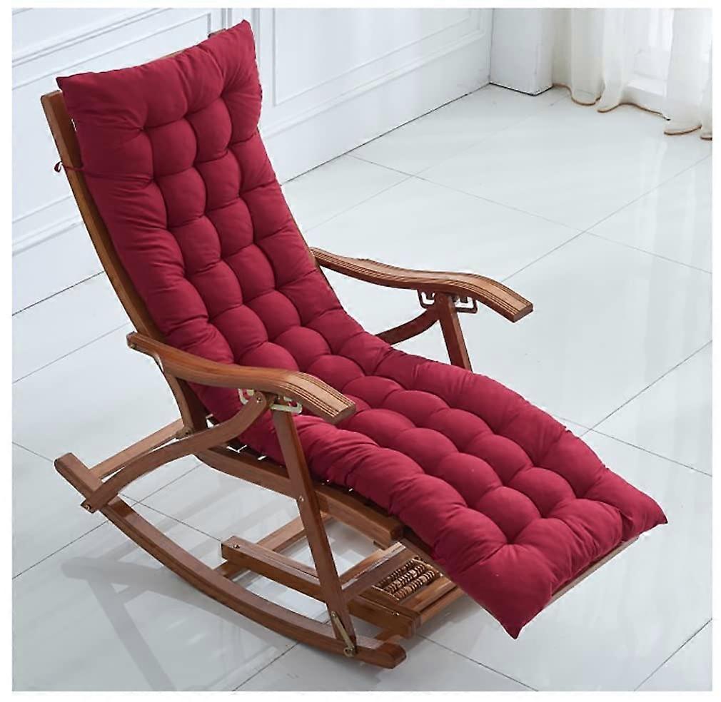 실외용 교체용 시트 쿠션, 정원용, 흔들의자, 155 x 48 x 8 cm, 실내 및 실외에 적합, 레드 레드 155*48*8cm