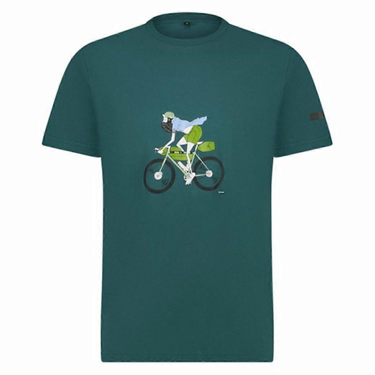 Menâs Short Sleeve T-Shirt Shimano Sentiero Ltd Blue/S