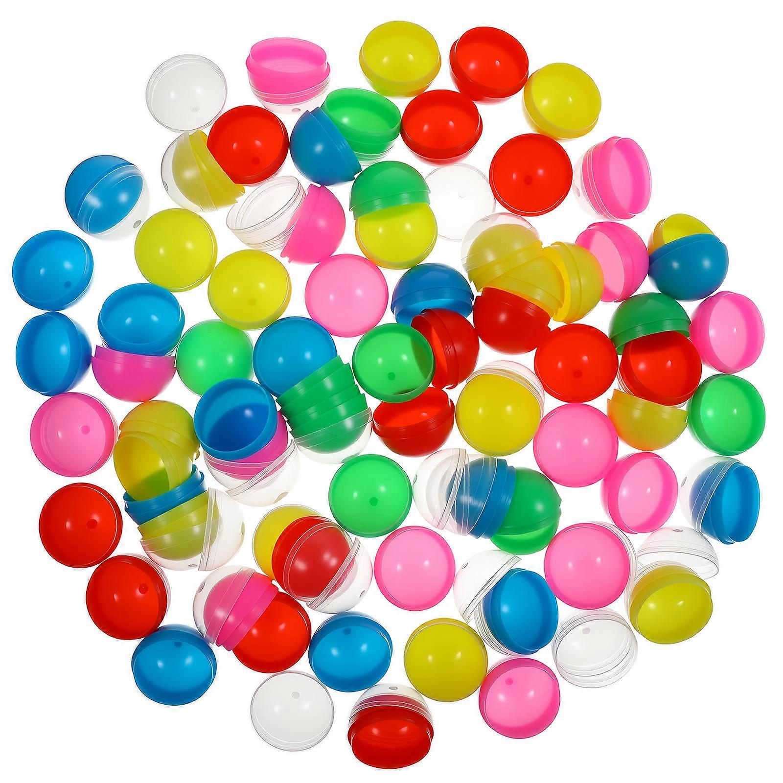 100pcs Colorful Vending Machine : 28mm Machine Fillable Balls Prize Pod