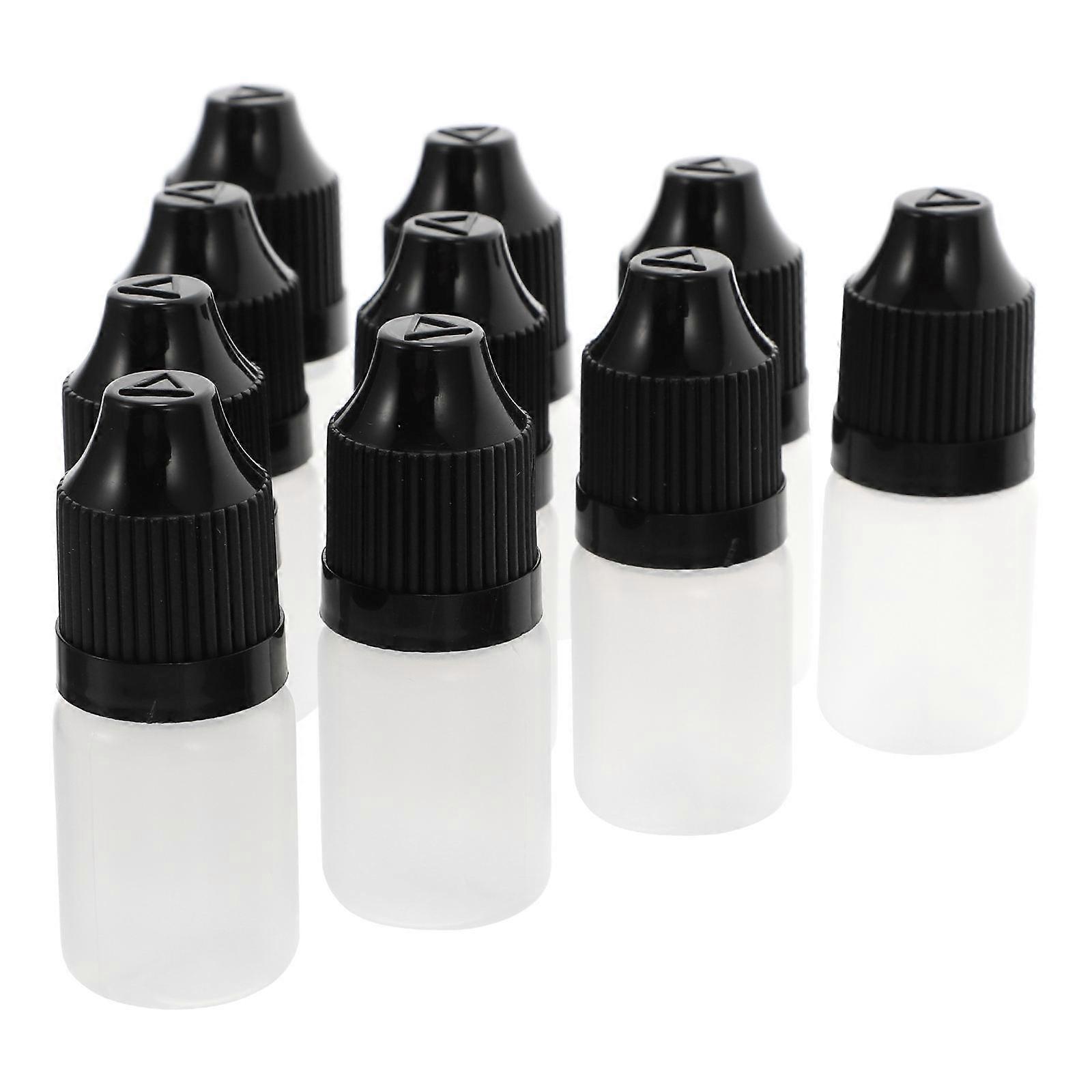 20pcs 5ml Empty Dropper Bottles Plastic Squeezable Eye Liquid Bottles