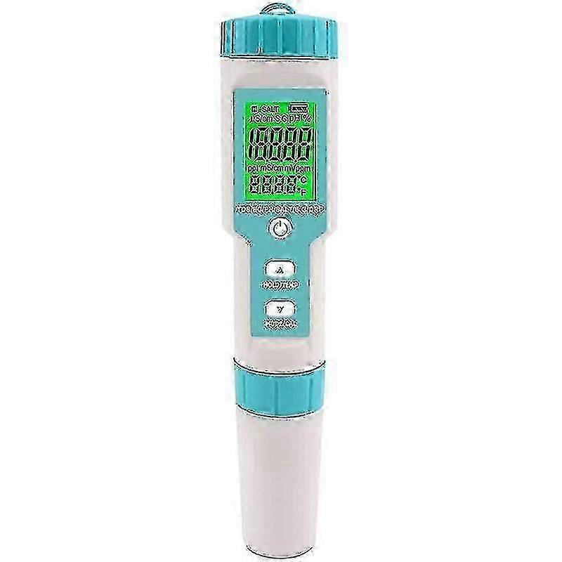 Orapxi Pool Salinity Tester 5 In 1 Digital Saltwater Ph And Salinity Meter Pool Ph And Salinity Test