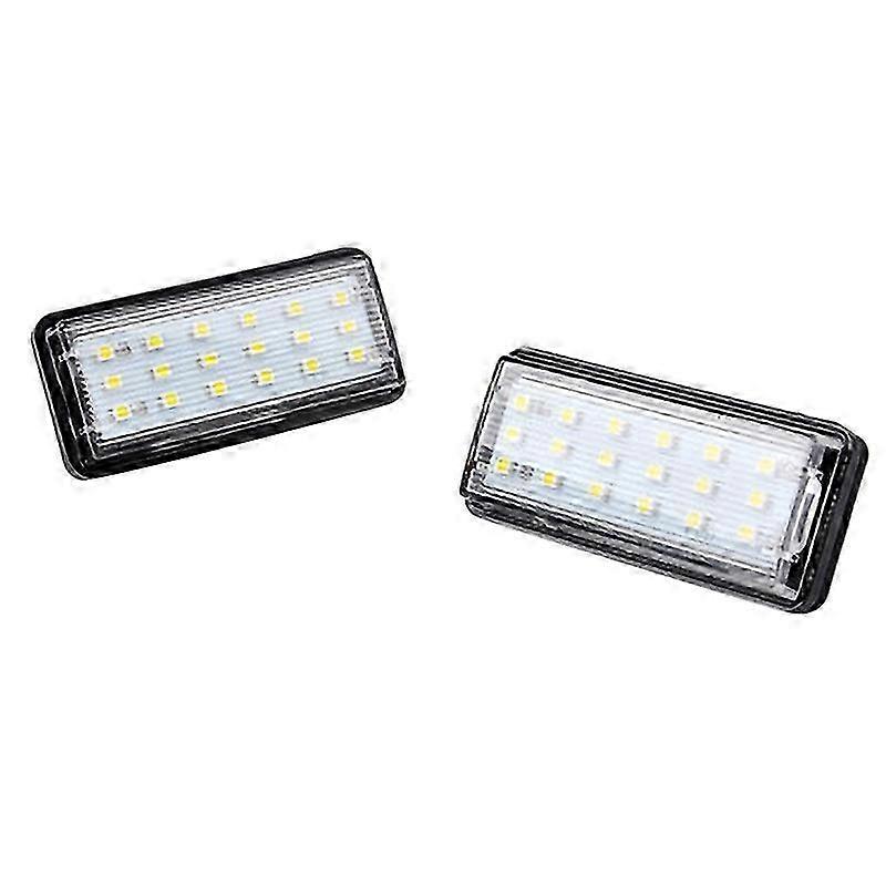 Car LED Number Plate Light for Land Cruiser 100 200 Prado 120 Mark X - Canbus Style Accessory