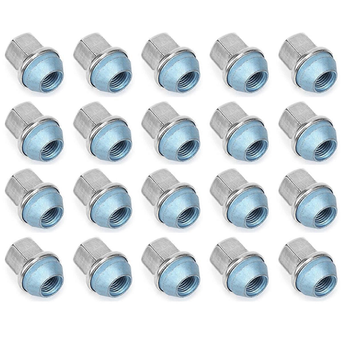 20Pcs Wheel Lug Bolt Stud Nut Fits LR001381 for New 2 Evoque Blue
