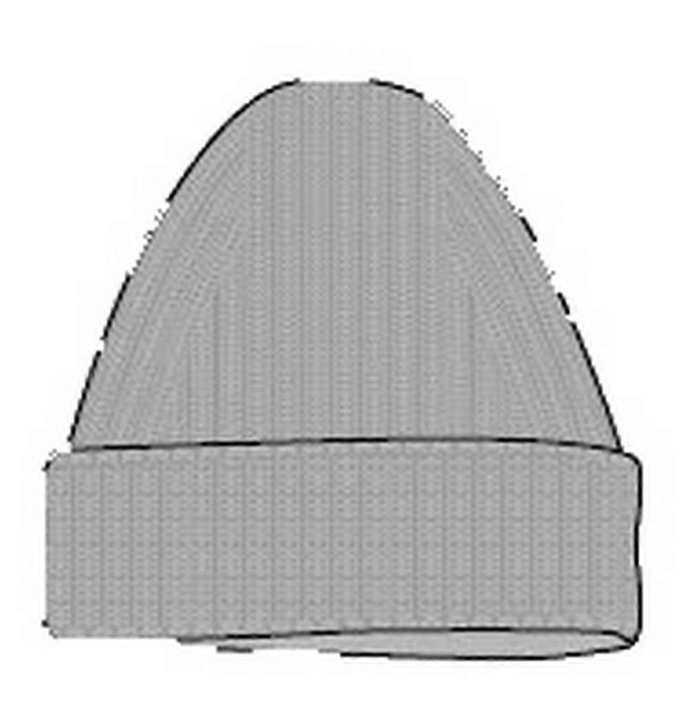 Falke Pure Lambswool Ribbed Beanie - Grey Mel