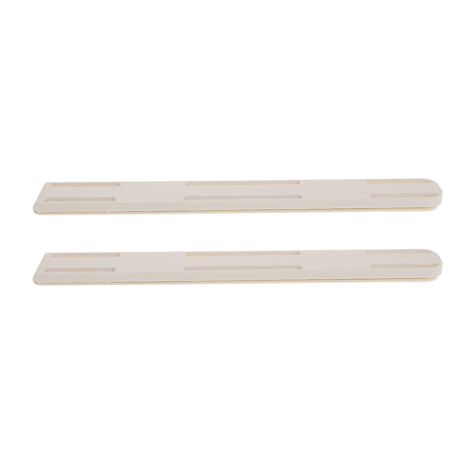 1 Set Self-adhesive Drawer Guide Slides White Drawer Slides Drawer Guide Rails
