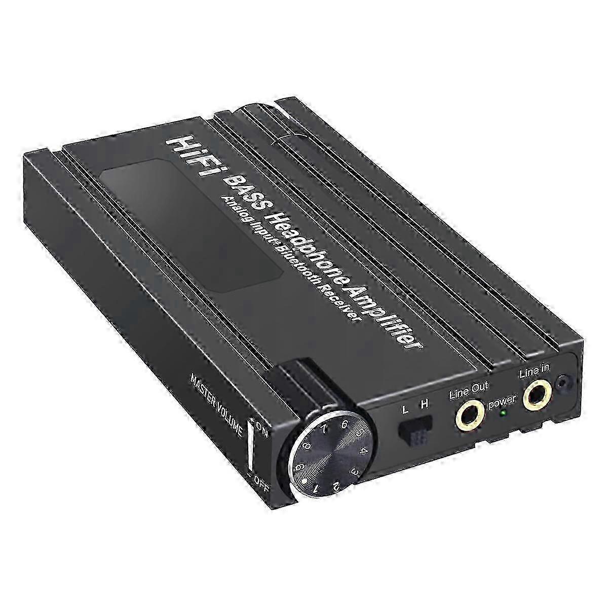 Amplificator pentru căști Bluetooth HiFi Amplificator portabil pentru căști HiFi cu control al volumului basului pentru MP3 / MP4 / P 0701 Ediția 0816