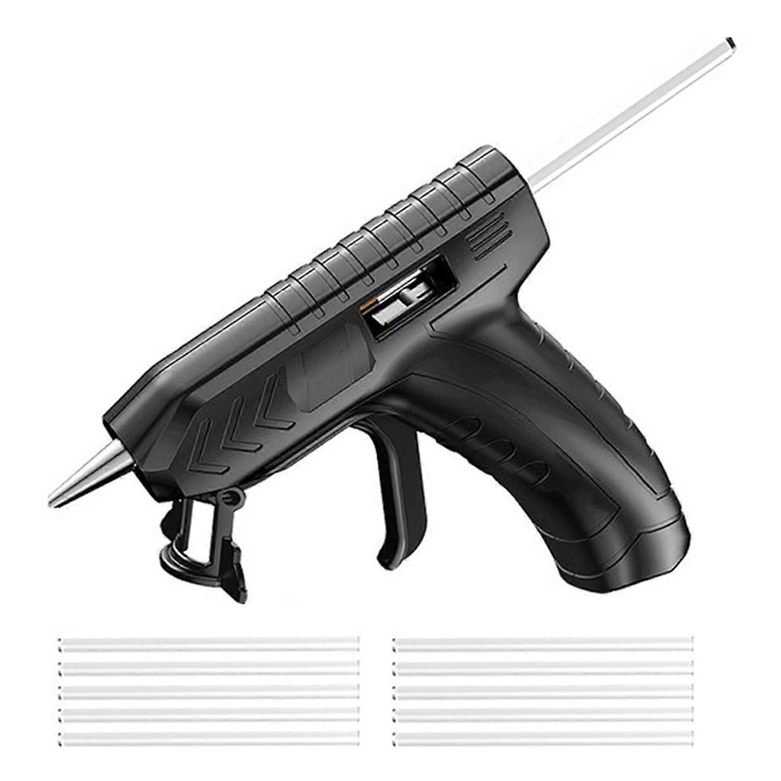 Cordless Hot Melt Glue Gun USB Rechargeable for Craft Repairing, Portable DIY Glue Machine with High-Temperature Glue Stick Compatibility