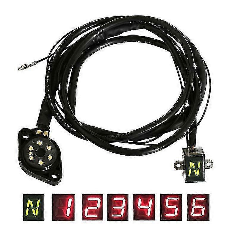 2026 new Red Display Motorcycle Gear Sensor Digital Gear Indicator Motorcycle Gear Counter Applicable for Be