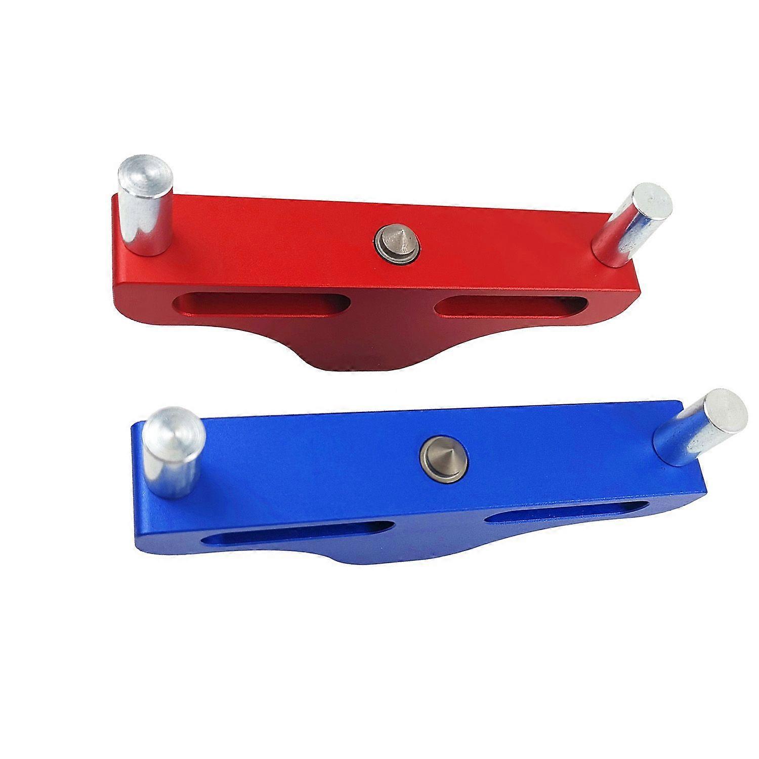95mm Center Finder Line Scriber Center Marking Gauge Aluminum Alloy Center Scribe Marking Tool For Woodworking Red