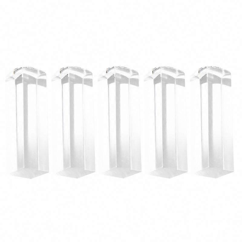 5pcs Acrylic Blank Stamps for DIY Crafting