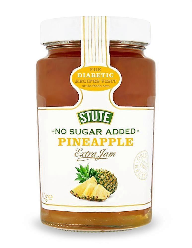 Stute No Sugar Added Pineapple Jam 430g - 4 Pack