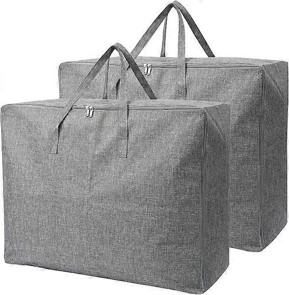 Large storage bags, 2-piece set, durable, moisture-proof and multi-functional