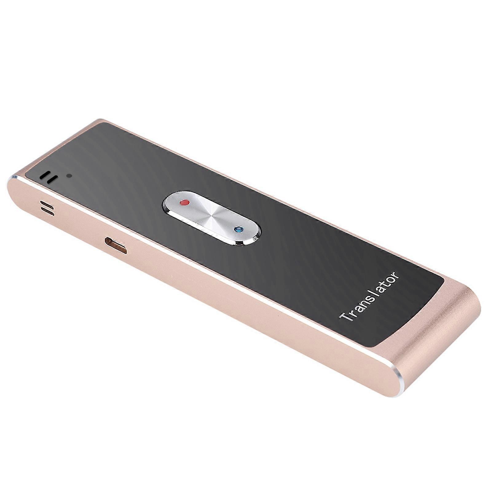 New T8S Intelligent Translator Multilanguage Two Way Real Time Interpretation Translator(Gold)