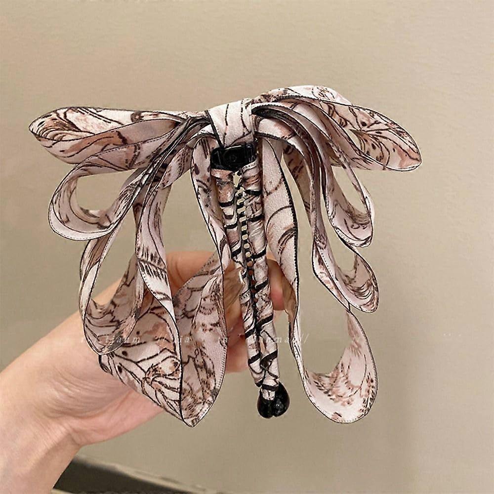 Arc banane pince mode queue de cheval tenir ruban femmes épingle à cheveux coiffe couvre-chef