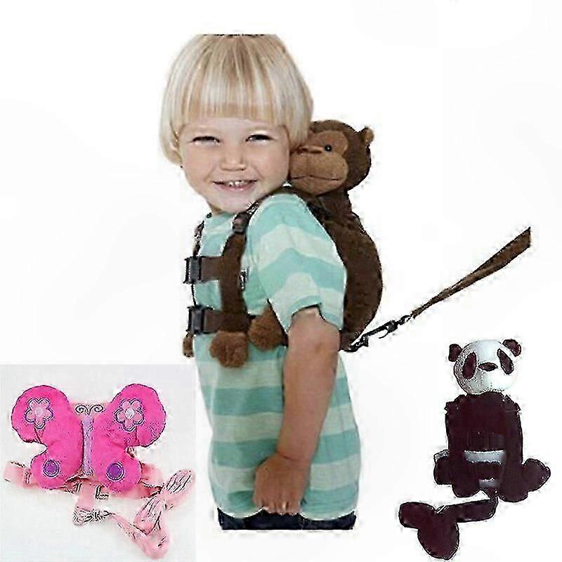 Monkey Themed Toddler Safety Harness and Backpack Combo for Kids Walking Support
