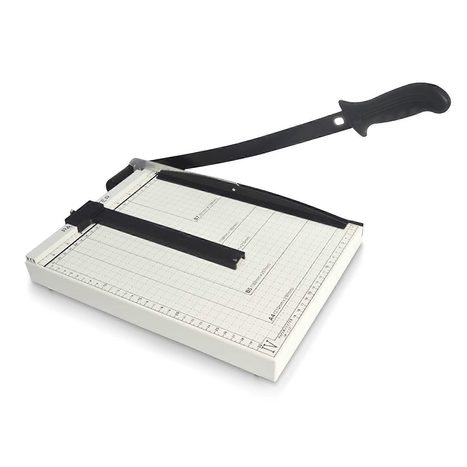 12' Cut Length Guillotine Paper Trimmer, A4 Manual Paper Cutter, HeavyDuty Office Home School Scrapbooking Photo
