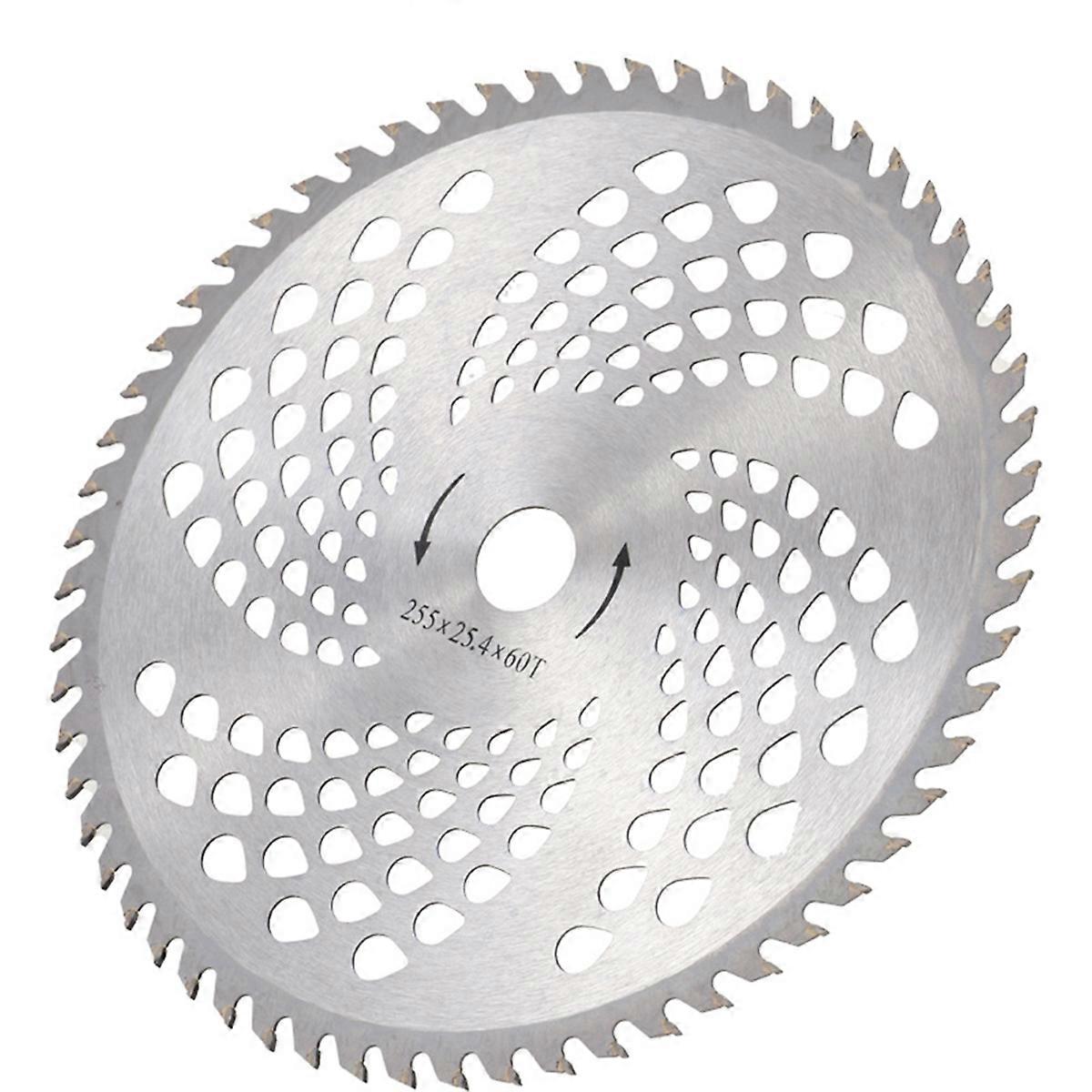 and Lawn Mower Blades 60 Tooth with Holes Lawn Trimmer and Wood Cutter Disc Circular Alloy Blade 60T