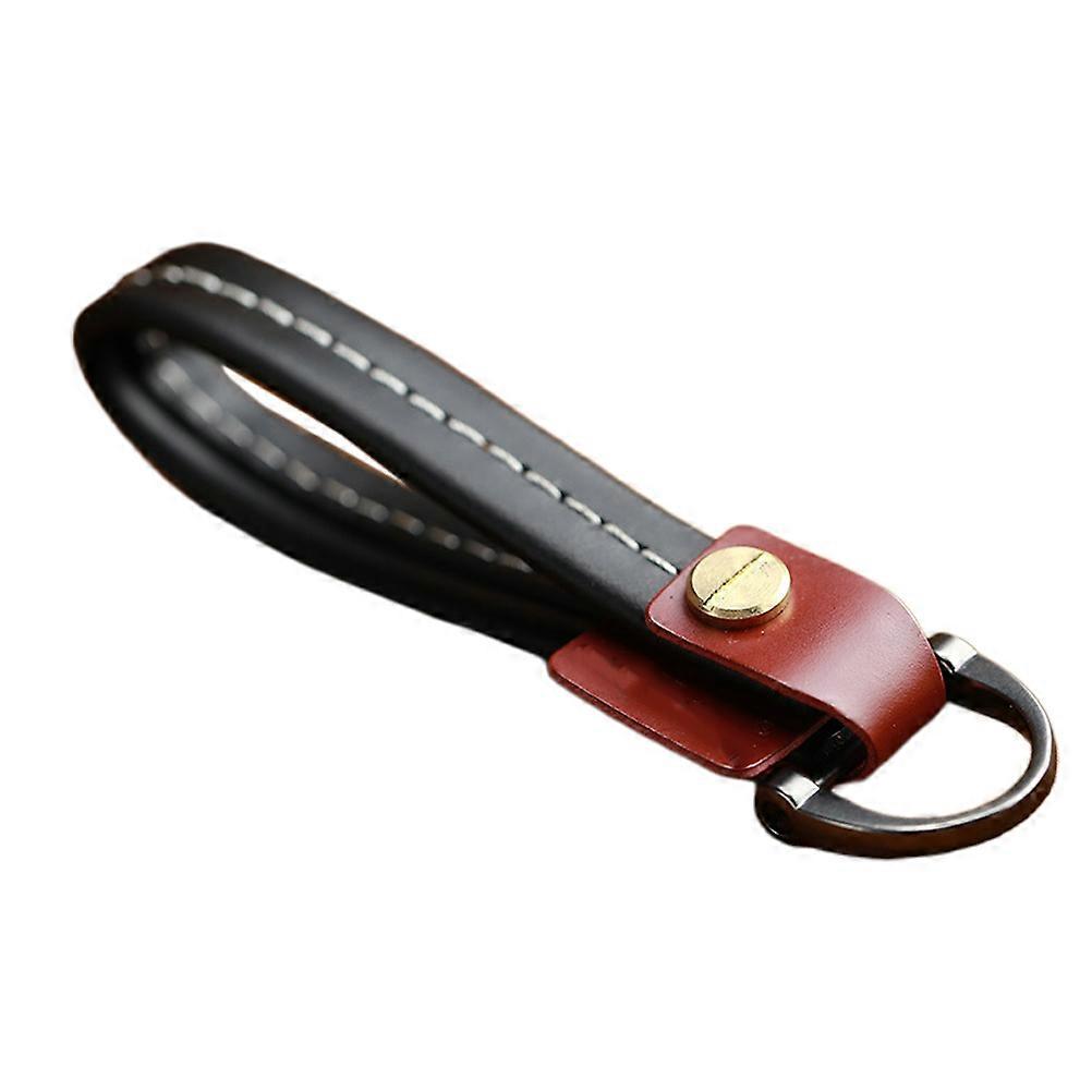 Car Key Chain with Mobile Phone Key Rope 1 Set Black