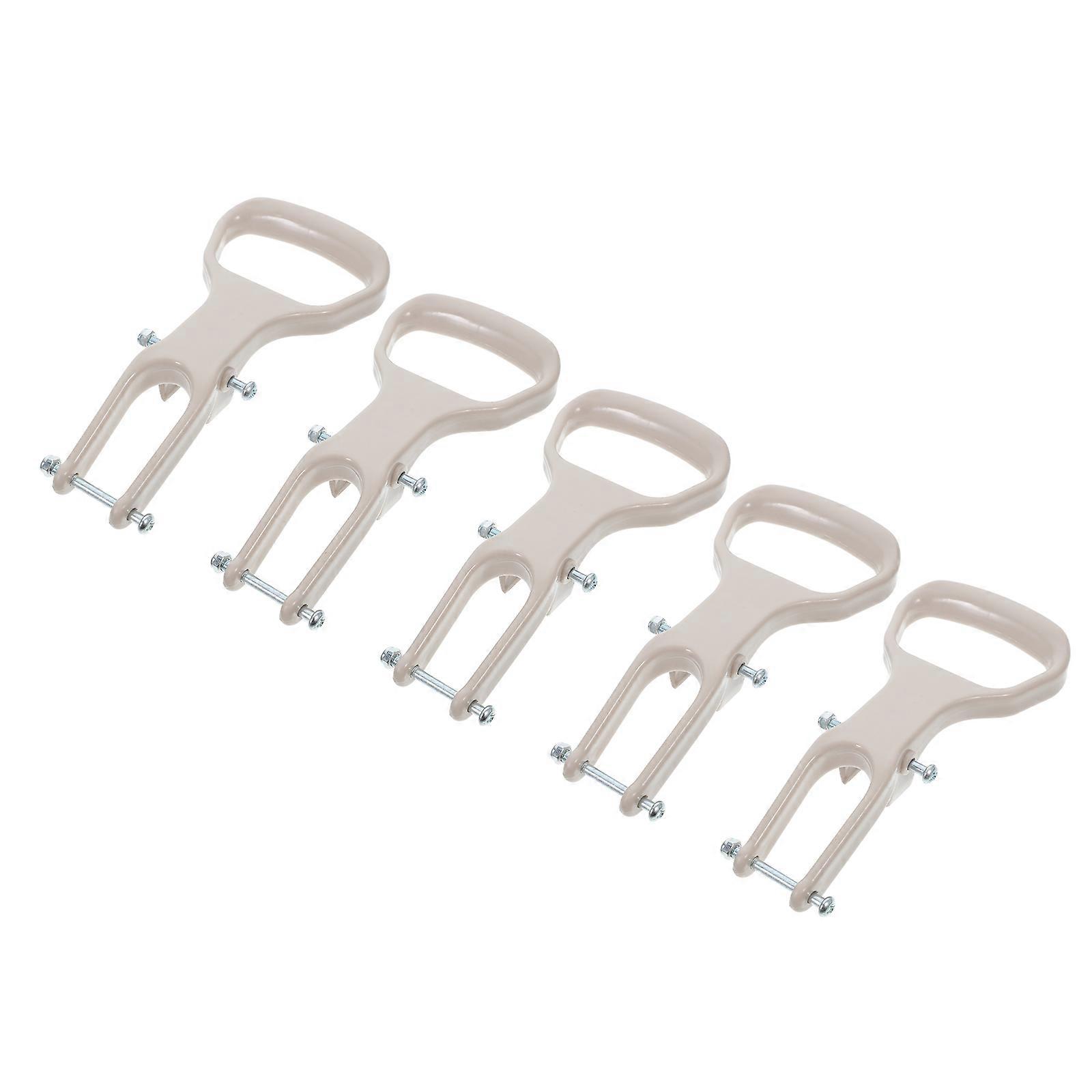 1 Set Durable Mop Handle Replacement with Plastic Grip for Sponge Mop and Ring Mop