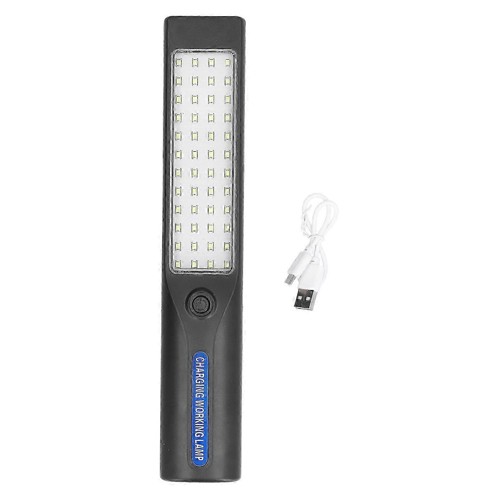 USB-Rechargeable 48 LED Work Light with Magnetic Base &amp; Hook for Ca...