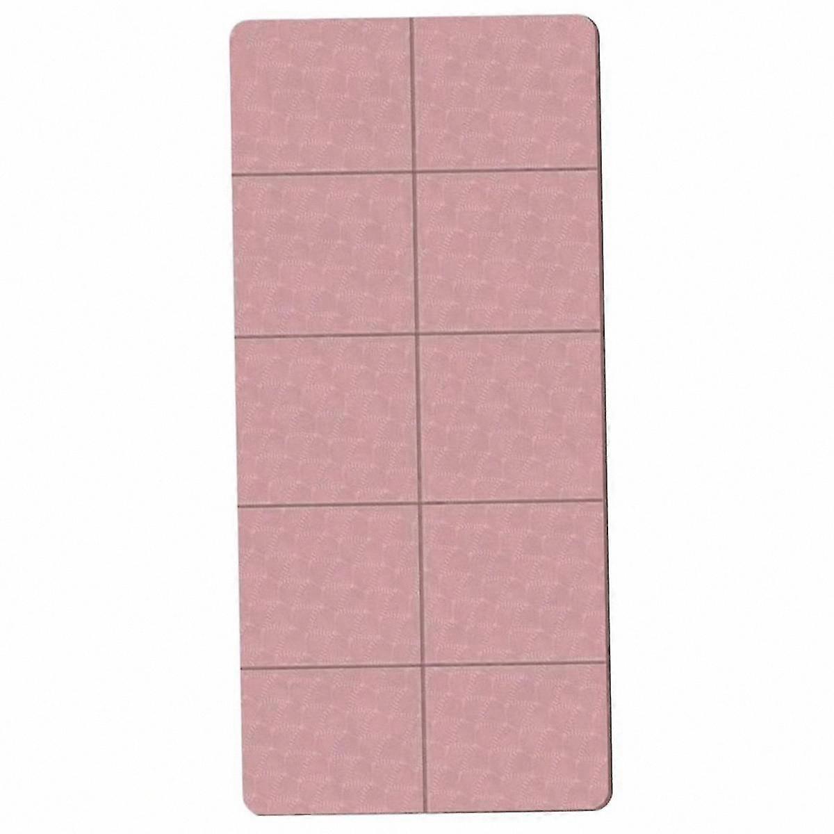 Double-Sided Non-Slip Foldable Mat for Yoga, Pilates, and Floor Exercises