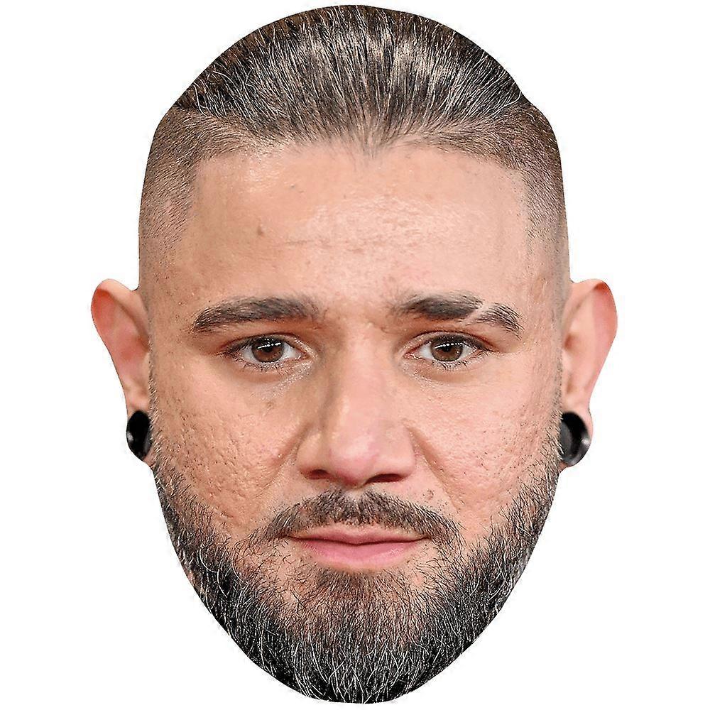 Sonny John Moore (Beard) Celebrity Mask, Flat Card Face