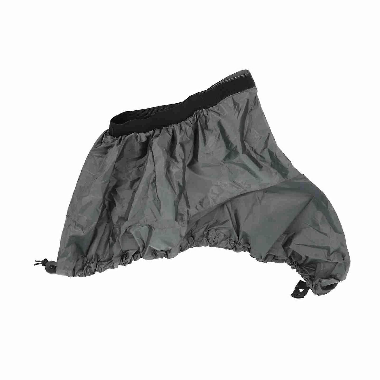 Adjustable Nylon Kayak Spray Skirt Waterproof Cover Water Sports Accessory(Gray)