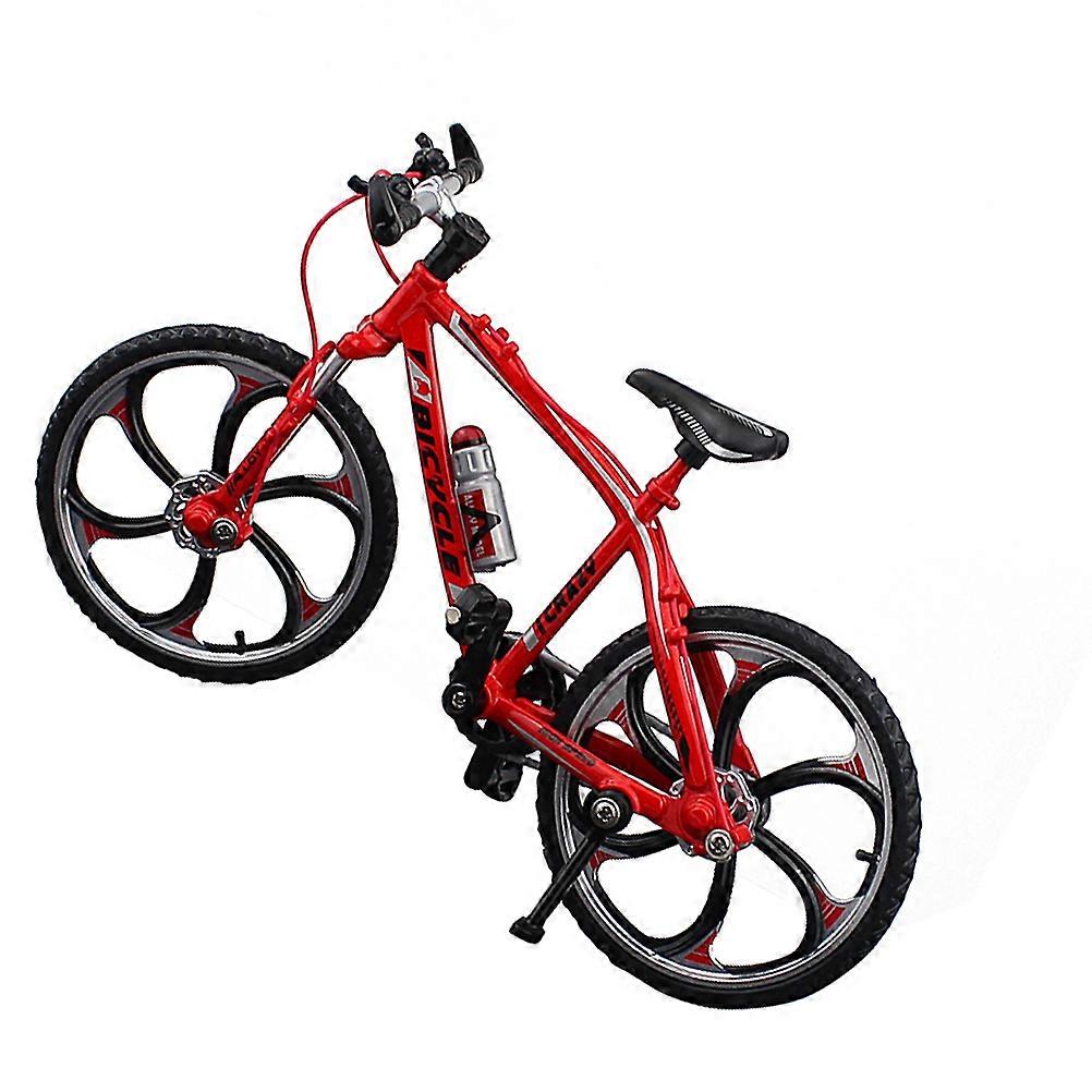 Bike Model Creative Alloy Simulation Toy for Decoration in Red