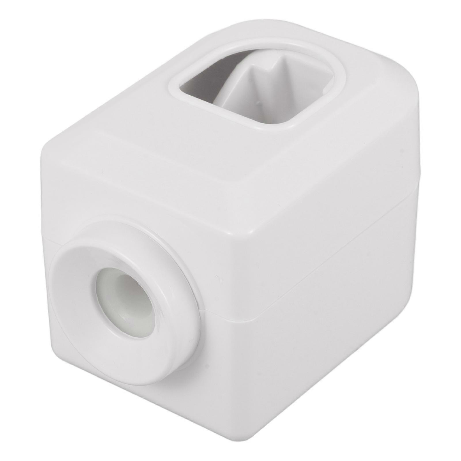 Toothpaste Organizer Wall Mount ABS Durable Rectangular Shape Waste Reduction For Children Bathroom Accessories 1Set