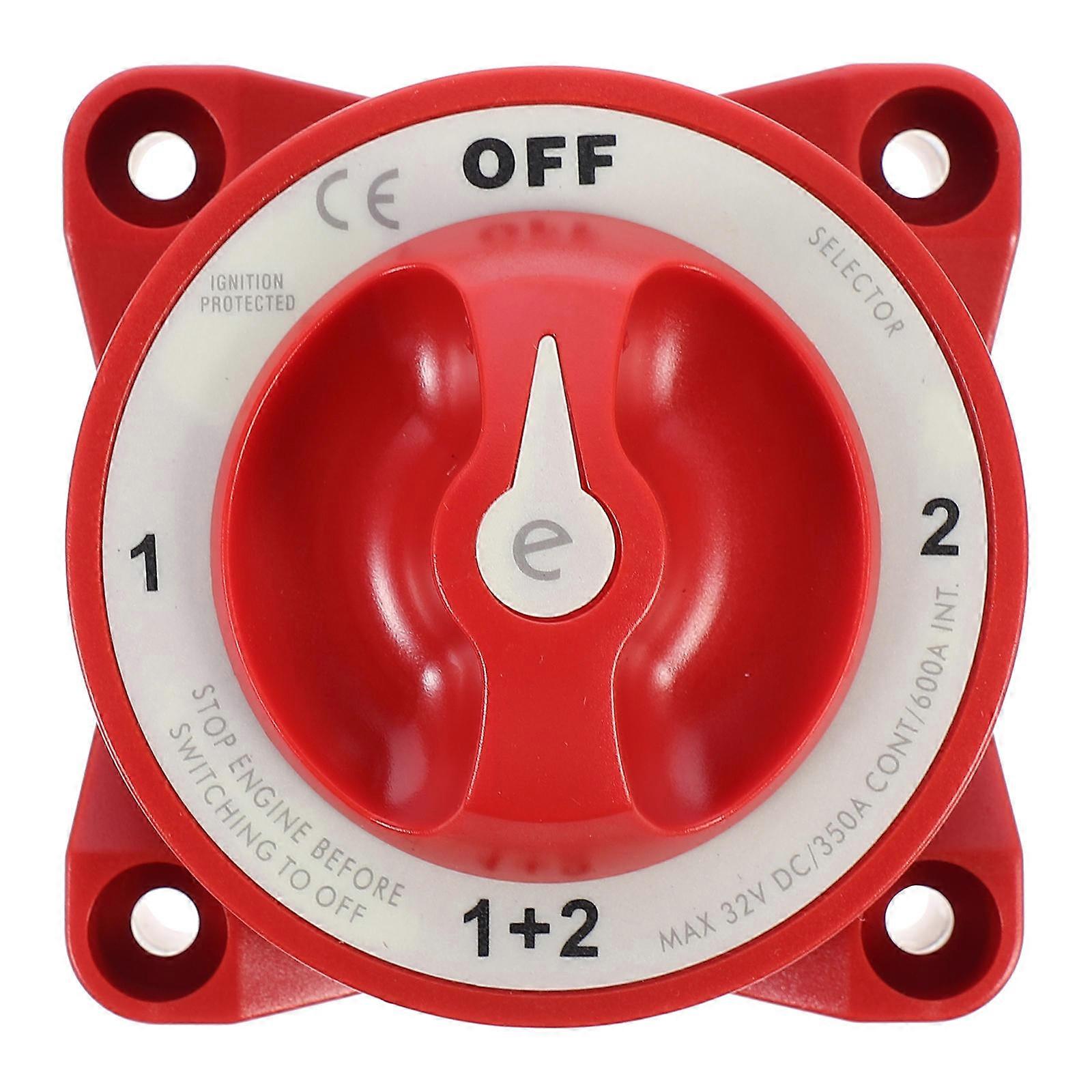 Practical Battery Disconnect Switch For Safe Vehicle Maintenance In RV Boats And Trucks 1Pack Fire Prevention And Electric Leakage Minimization