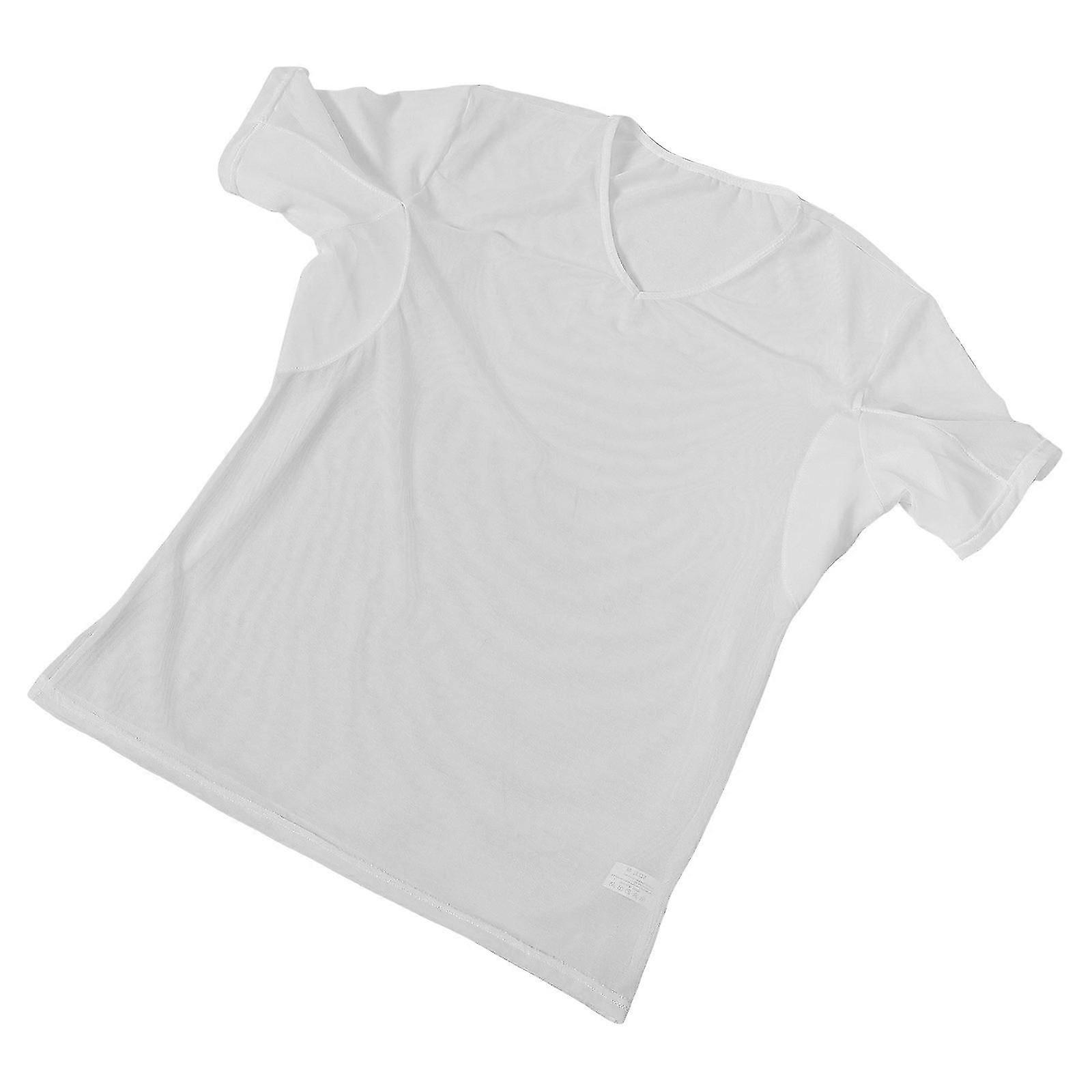 Sweatproof Undershirt For Men Summer Wearing Anti-Sweat Pad Fitted 1Pack