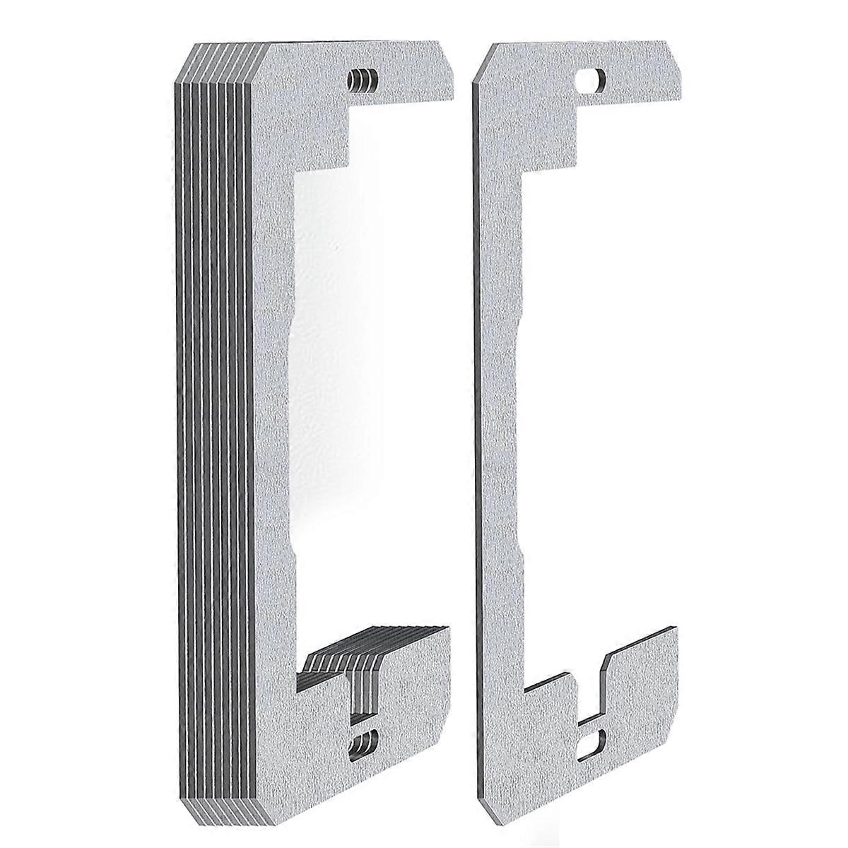 10Pcs Wall Plate Spacer- Metal Flush Fit Device Leveling Plates