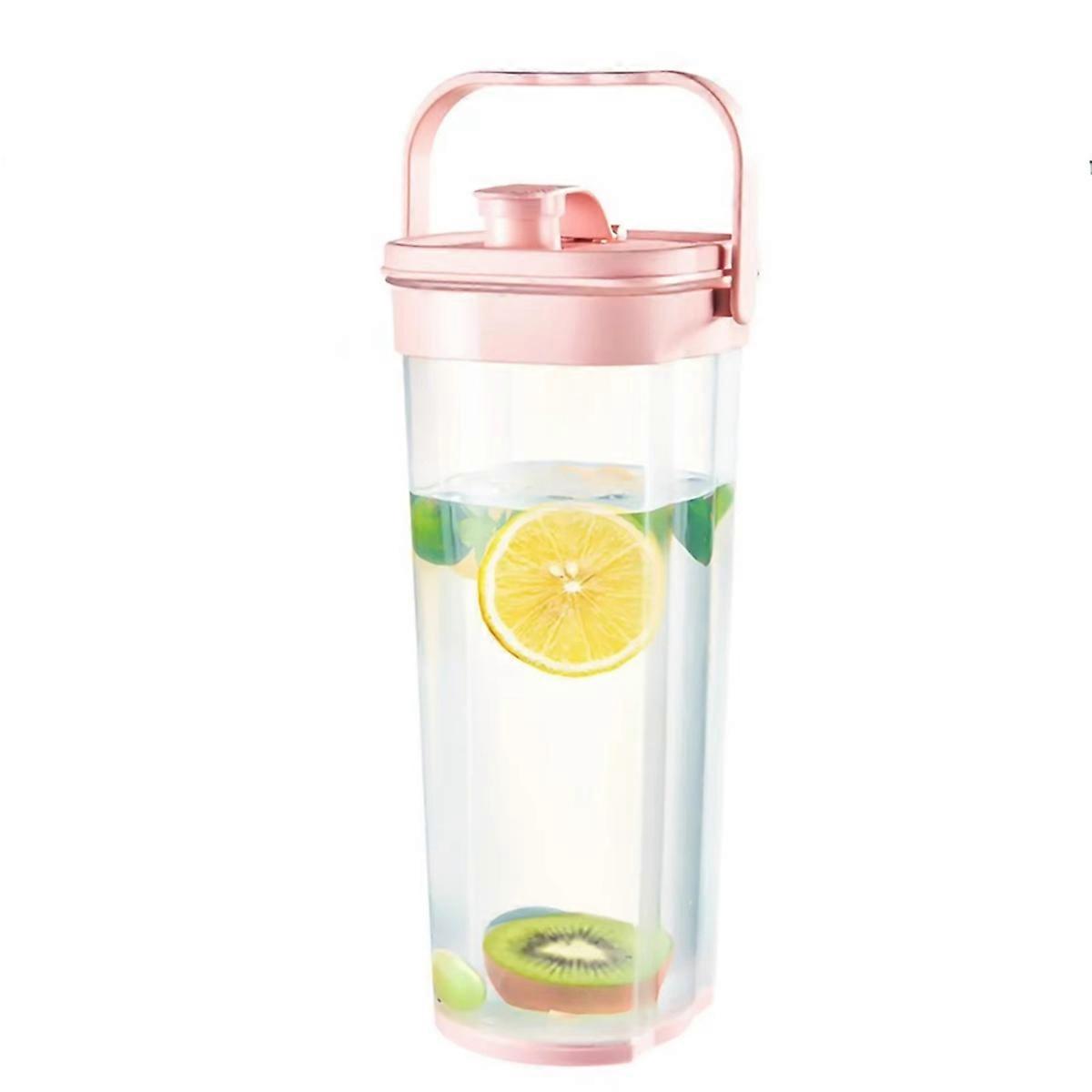 Large Capacity Beverage Dispenser,Cold Water Pitcher for Refrigerator, Iced Drink Plastic Kettle for Family Living