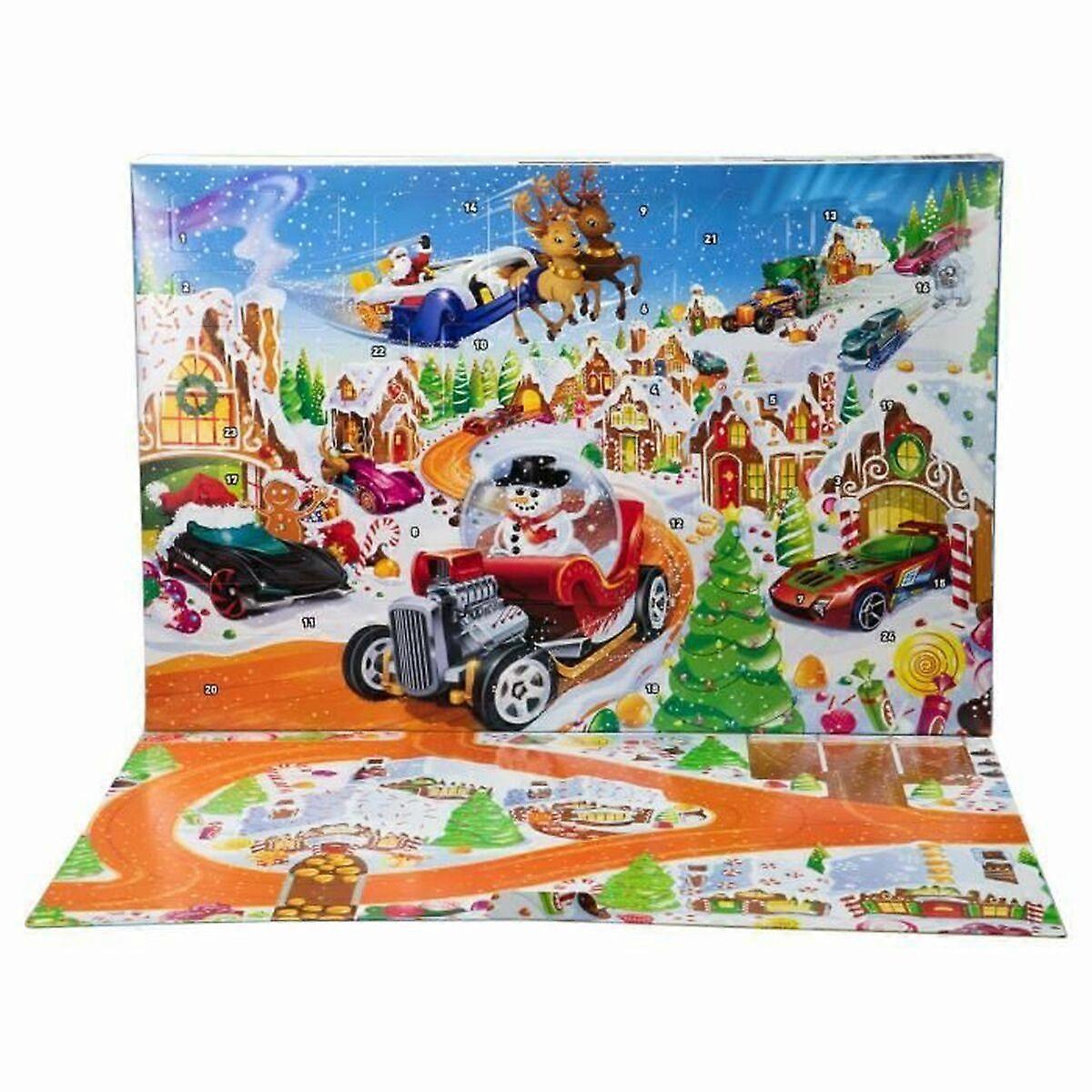 Advent Calendar Hot Wheels Metal Plastic Sports