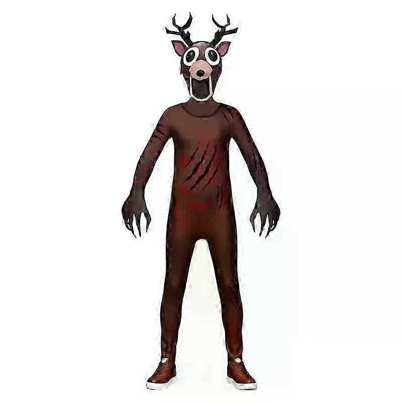 99-Νύχτες στο Δάσος Στολή Ελαφιού B oys Deer Monster Horror Game Outfit Costume.z