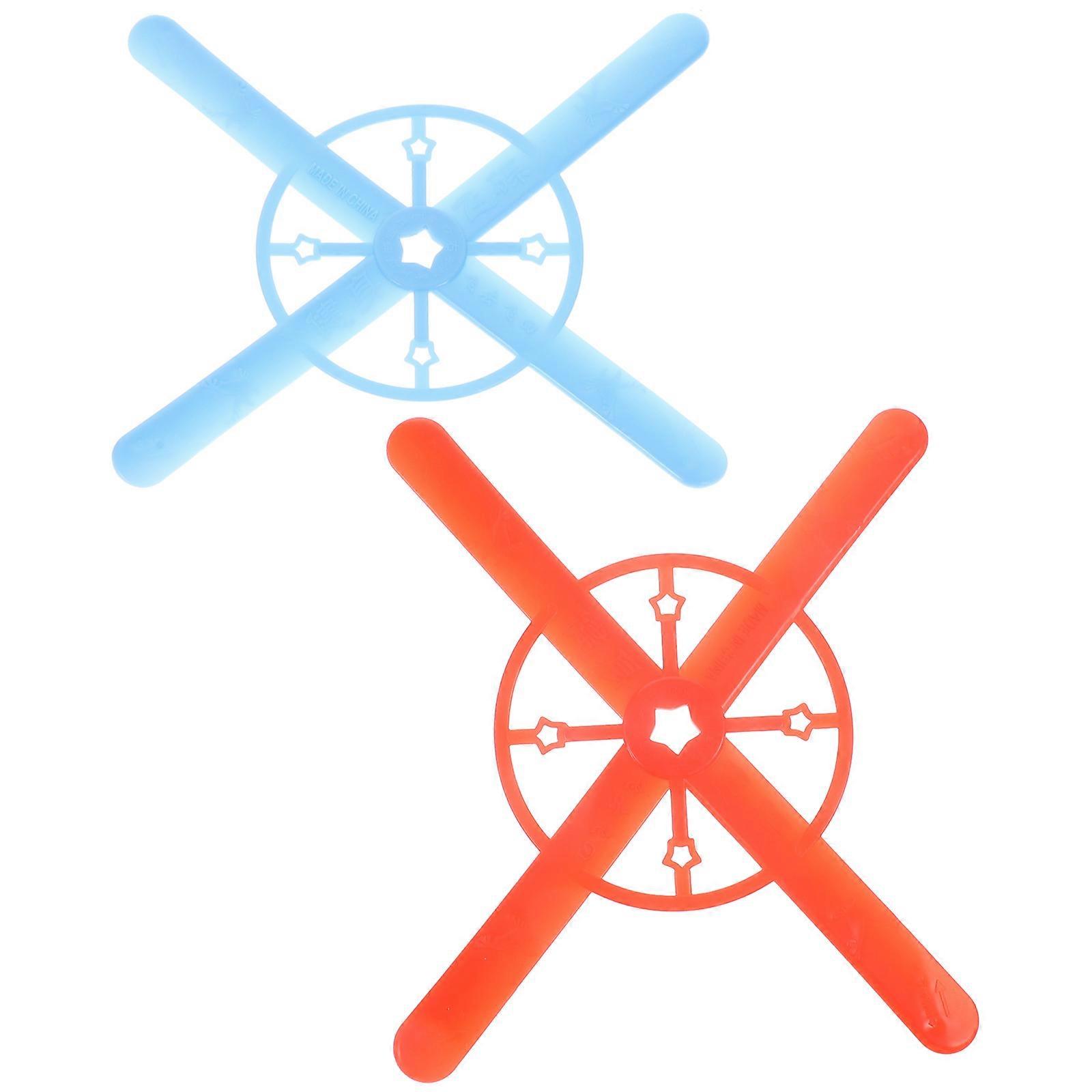 2Pcs Four Leaf Boomerang Toy for Playing Outdoor Leisure Throwing Plaything