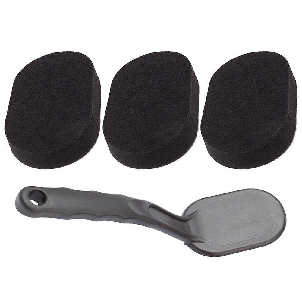 Car Cleaning Tire Brush Sponge Brush with Handle for Tire Shine 2Sets