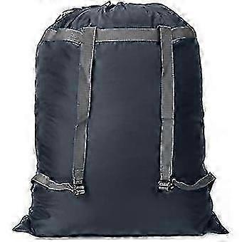 Navy Extra Large Laundry Bag Backpack, Sturdy Heavy Duty Laundry Backpack