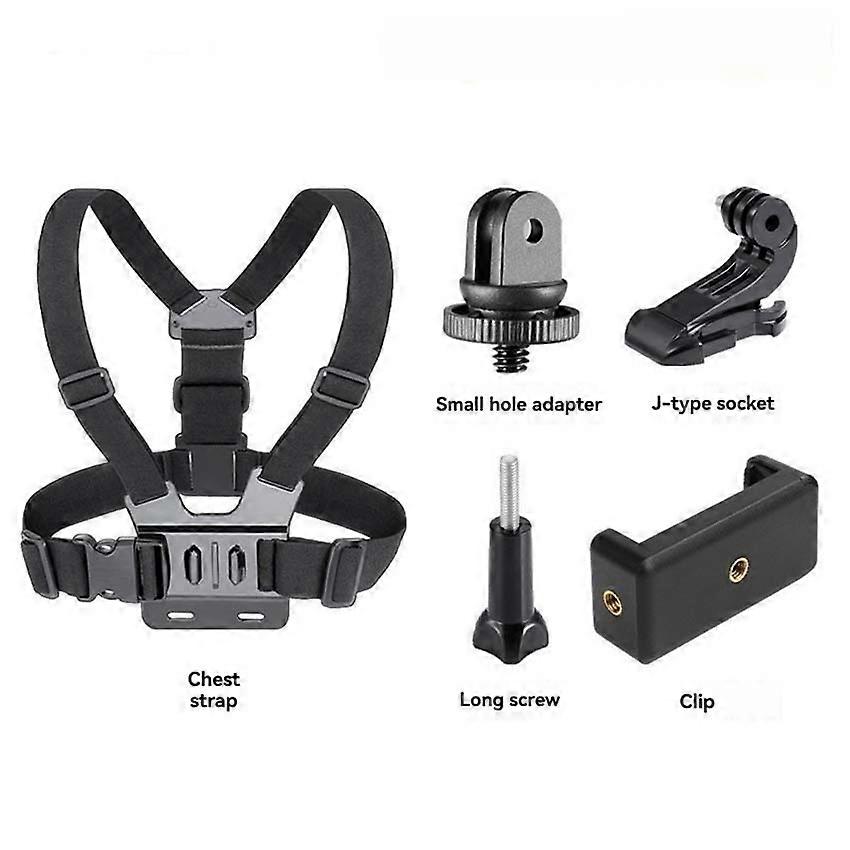 First-person View Mobile Phone Neck Strap with Motion Camera Magnetic Mount Chest Mounting
