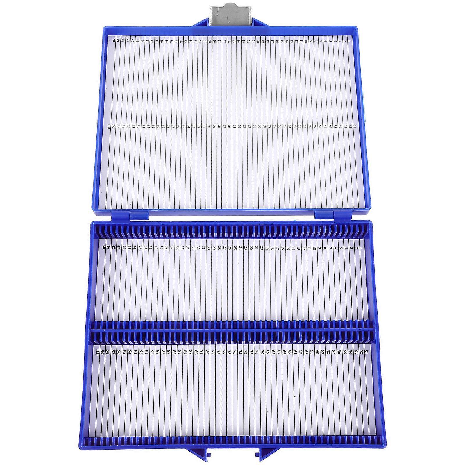 Microscope Slide Organizer Laboratory Slide Holder for Storage