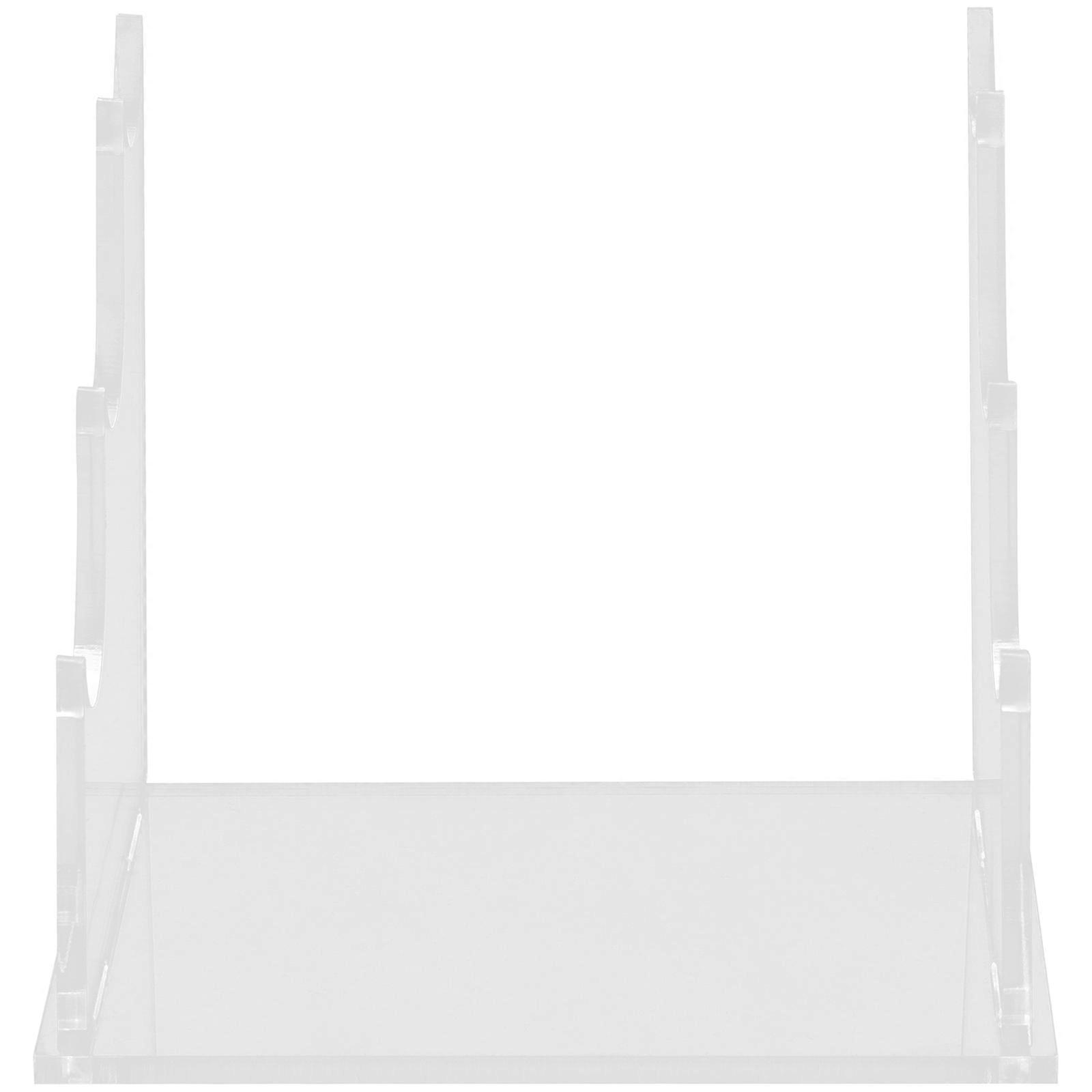 Acrylic 3-Tier Pen Holder Display Rack For Retail Office Use 10.00X8.50X8.00CM Minimalist Style 2Pcs