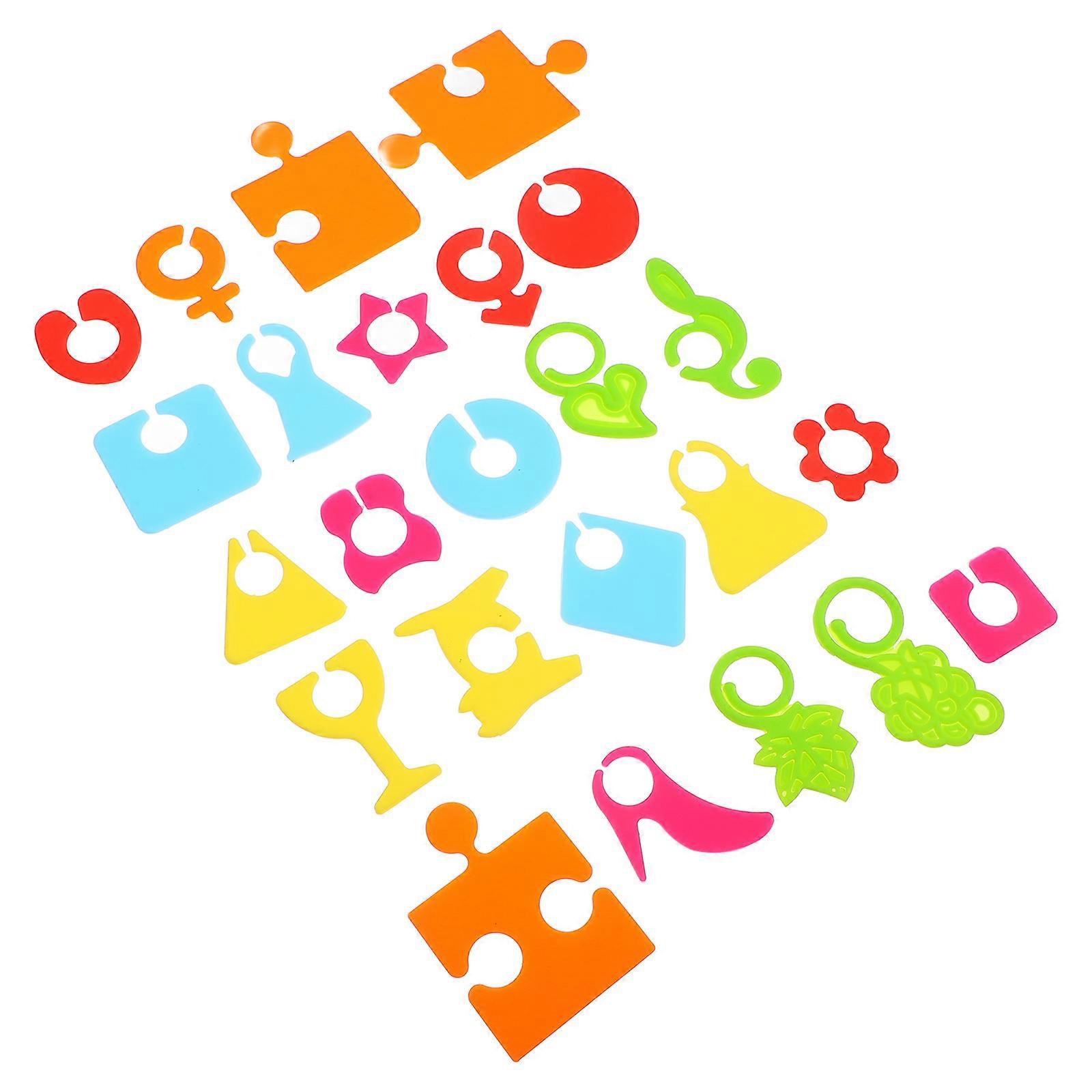 Wine Glass Markers Glass Identifiers For Drinks Reusable Silicone Markers Assorted Color 5.80X4.00X0.10cm For Parties And Events 24Pcs