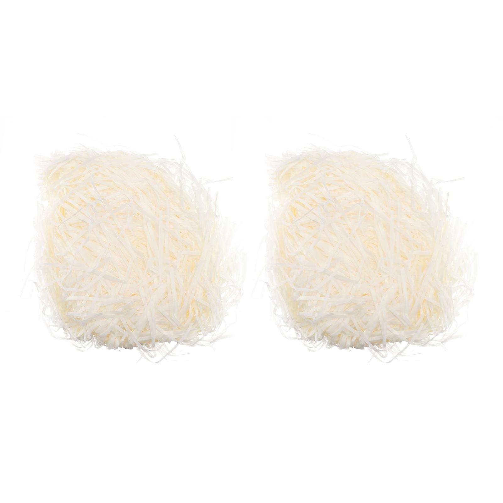 Pet Paper Scraps Hamster Nest Supplies for Bedding 2Pcs Beige
