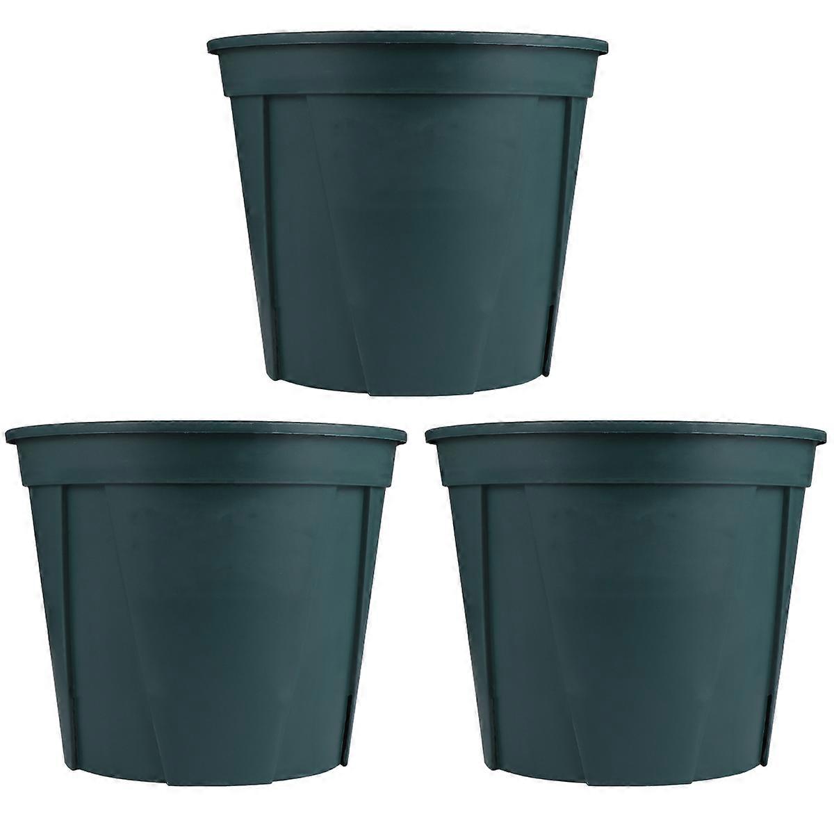 Root Control Flowerpot Plastic Planter for Gardening Use 6Pcs with Ventilation