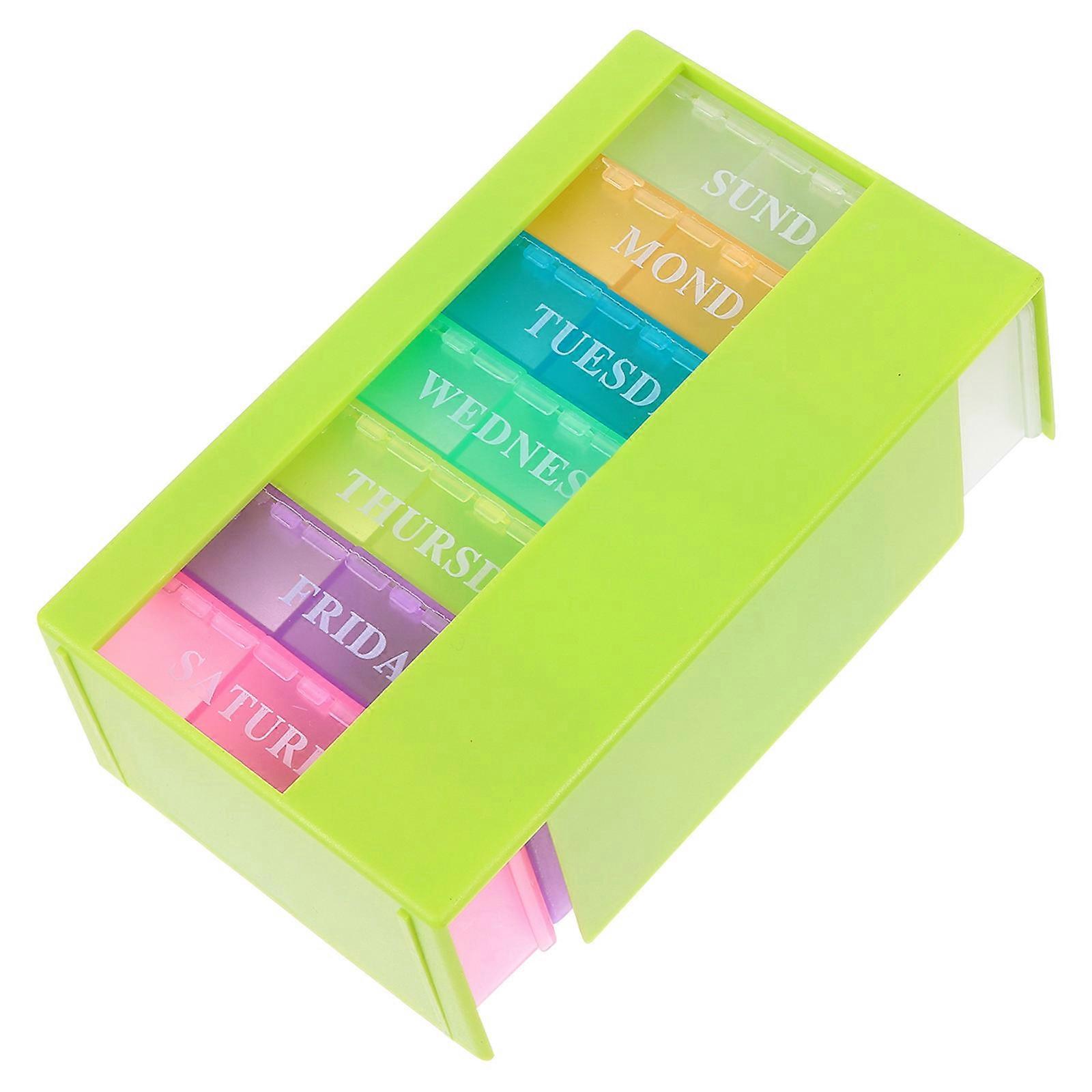 Convenient Organizer 21 Compartment Design Rectangular Travel Friendly 14.5cm x 8.7cm x 4.7cm 1Pack