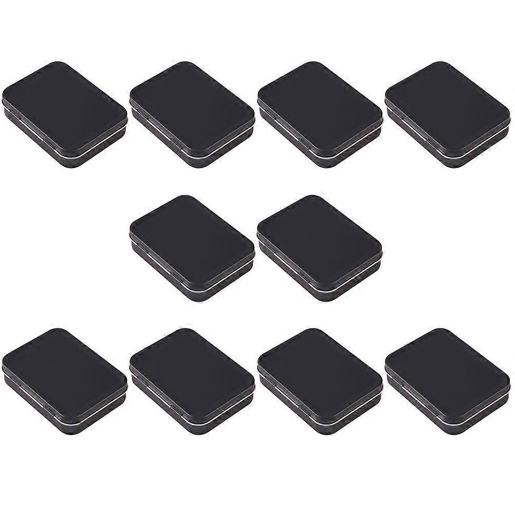 Black Mini Rectangular Box Empty Storage Box for Storage 20Pcs