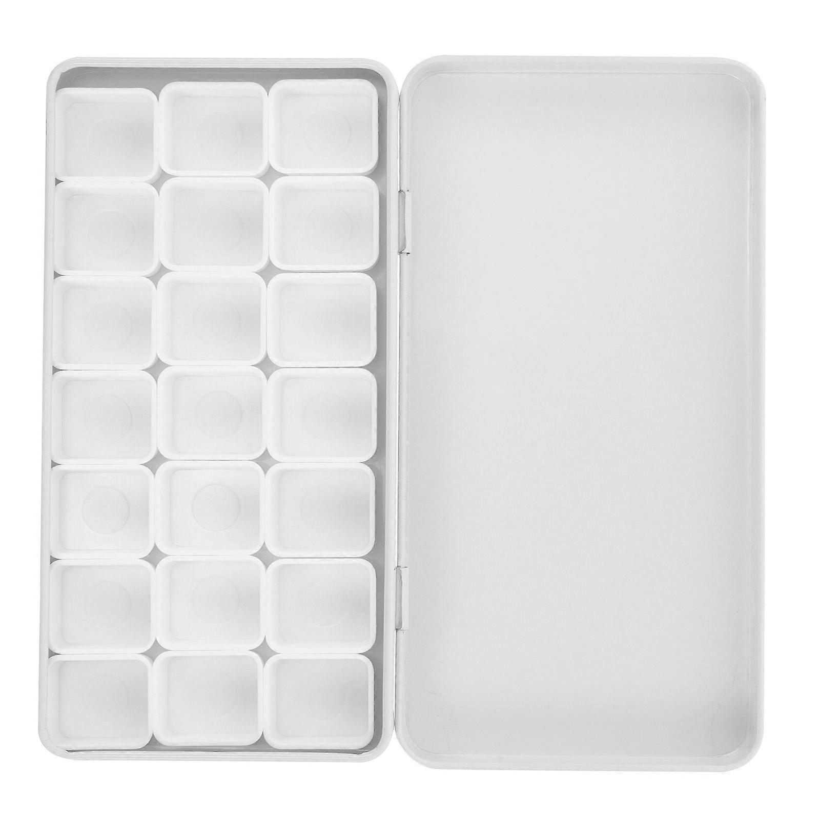 Portable Pigment Storage Box Metal Case for Storage 2Sets Watercolor Cases