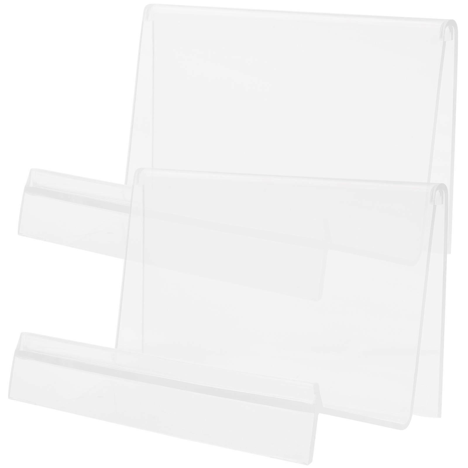 Acrylic Wallet Display Stand Purse Display Stand for Home 8Pcs Transparent